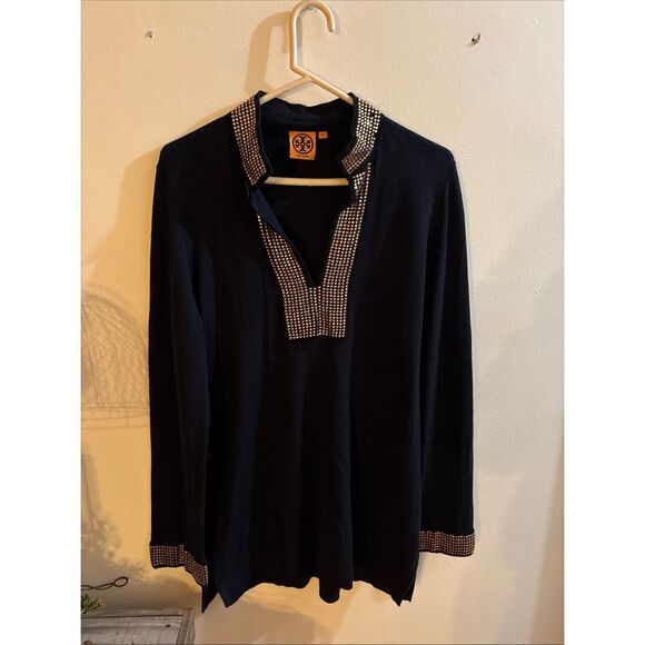 Tory Burch Wool Rhinestone Sweater - Picture 5 of 5